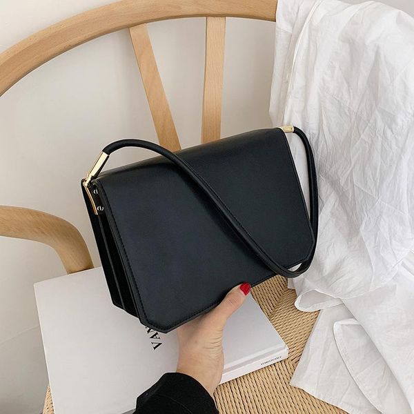 

women shoulder bag simple square tote bag female 2020 new famous over shoulder brand designer luxury handbag