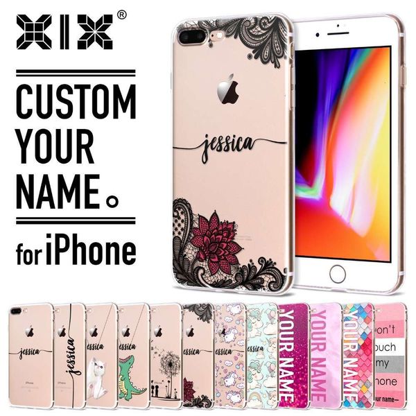 

qamobile phone custom soft tpu shell, vip 5, 6, 7, 8 plus, xs, 11 pro, max, xr custom name shelllk