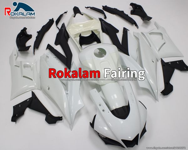

sportbike body kit for yamaha r25 r 25 18 19 r3 r 3 2018 2019 white bodyworks motorcycle fairing kit (injection molding)