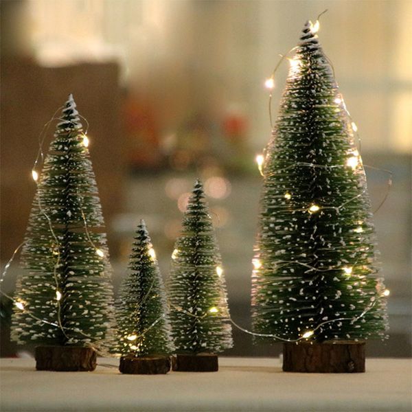 

pine chirstmas 1pc tree mini small artificial for home christmas decorations xmas new year party gift decor ornaments