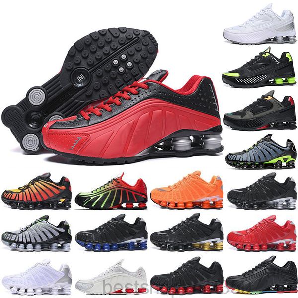 

mens shoes oz nz r4 809 triple black metallic silver sunrise university red trainers sports sneakers 40-45 ff9q