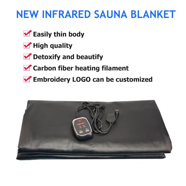NEW пихты Сауна Far Infrared Thermal Body Slimming Сауна Одеяло Отопление терапия для Slim Bag SPA Slimming Body Detox машины
