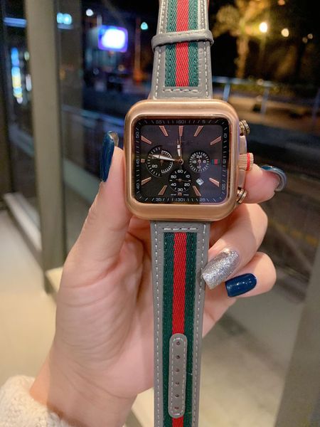 

all dials of men watches can be used normally designer waterproof calendar casual watches men brand quartz watches men gifts 763, Slivery;brown