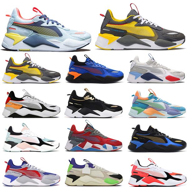 

mens womens rs-x designer trainers toys triple black reinvention lavender 5 tracks white rs-x casual running shoes outdoor sneakers, White;red