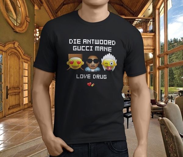 

new popular die antwoord love drug world black t shirt size s 3xlshort sleeve leisuretee t shirt sport hooded sweatshirt hoodie