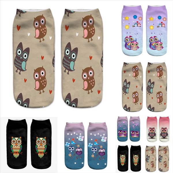 

xfn1j sweat sock deodorant owl and men's animal print socks for man dark brown shallow men's sports, Black