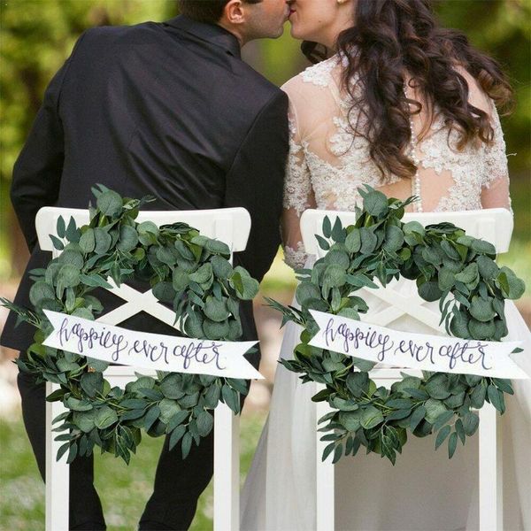 

artificial eucalyptus willow leaves fake vines ivy wall greenery green table birthday party leaves 2m wedding decorations h v2w8