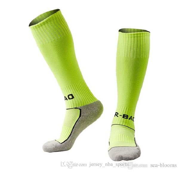 

21 children boys girl fashion football socks towel bottom good breathability kids sports long socks 10 styles g496q, Black