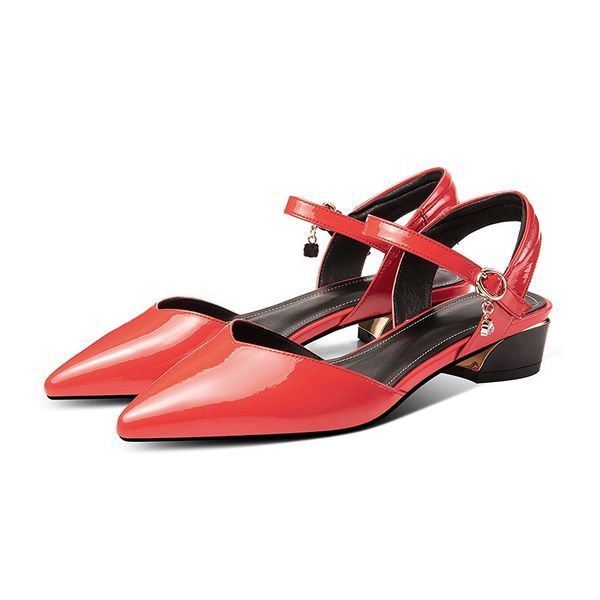 

2021 female soft leather see beach feminine shoes size 34-42 sandals toe heels high tnve, Black
