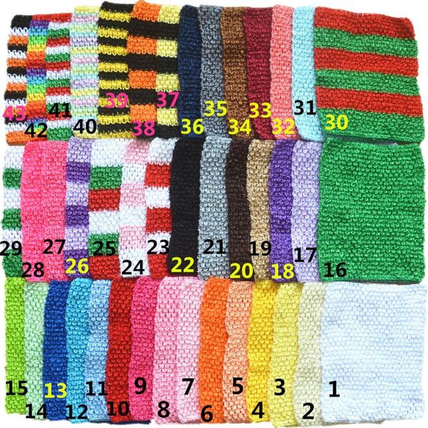

hair accessories mangna 30pcs/lot 9inch crochet tutu headbands 23x20cm 42 color u choose, Slivery;white