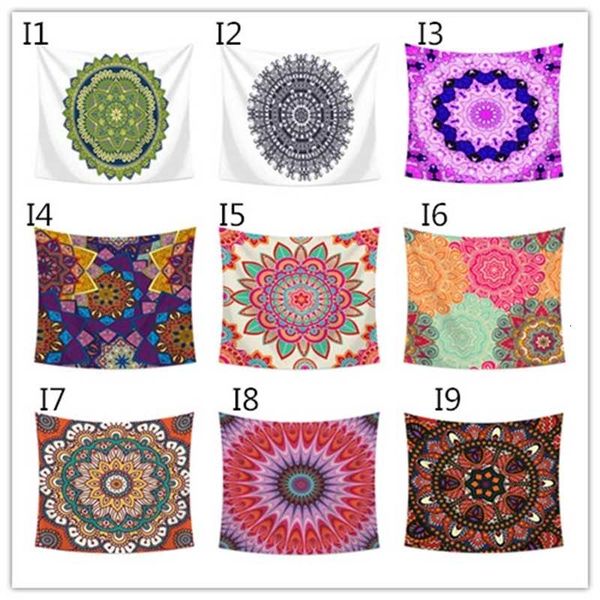 

180designs wall hanging tapestry elephant map print beach towel shawl bohemian mandala yoga mats tablecloth polyester tapestries home decor