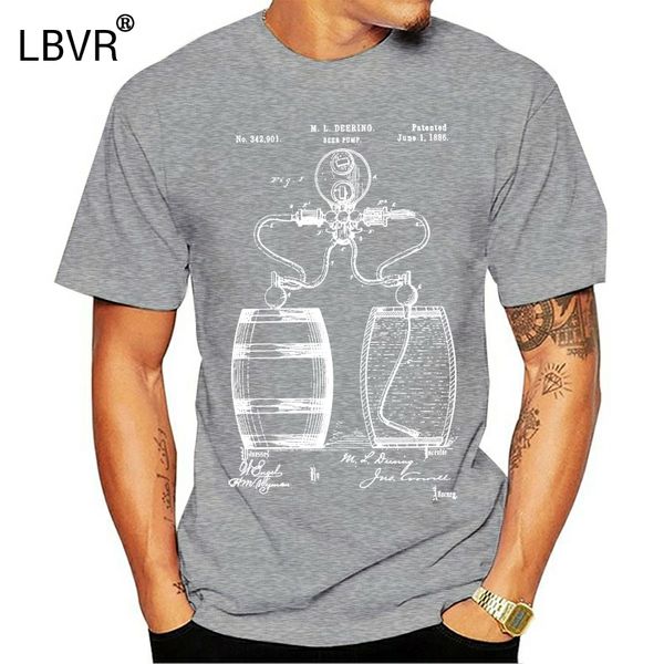 

new cool tee shirt dtg mkwtees beer pump process barrel patent patent t shirt fashion cotton t shirt sport hooded sweatshirt hoodie