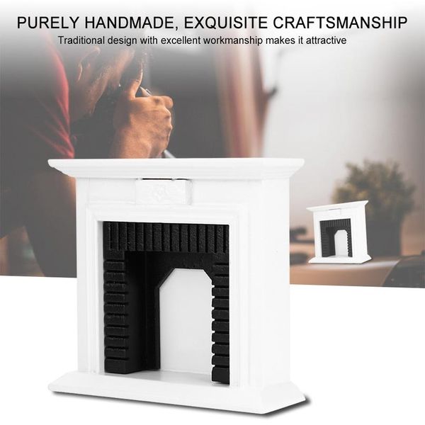 

1:12 dollhouse miniature doll furniture wooden fireplace for dolls house accessory decor toys gifts and home de wmtxdy