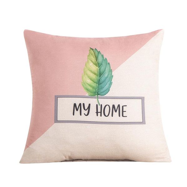 

2020 новый nordic pink deer наволочка 4545 5050 6060cm фланель подушка крышки диванов автомобиля бросьте наволочки домашнее украшение кпт sq