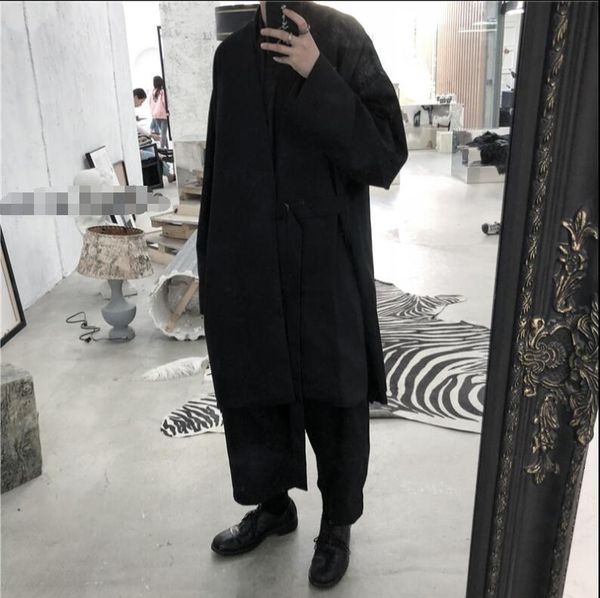 

2021 New Make Your Own Coat Man with Long, Dark Belt. -6xl!! TVUY, Tan;black