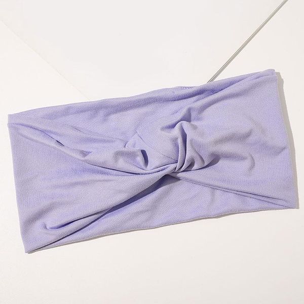 

women sports yoga twisted turban solid color cross knot wide headband hairband headwrap men running head band hair accessories q sqcbad