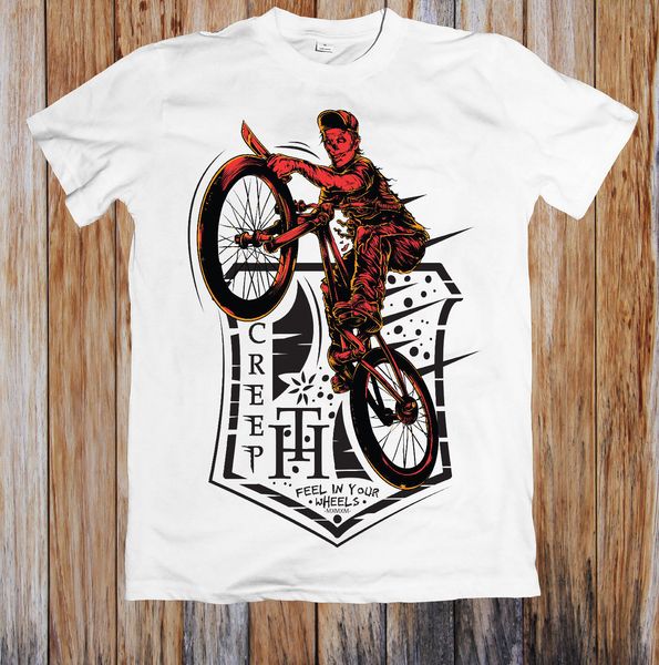 

creepy biker t-shirt sport hooded sweatshirt hoodie