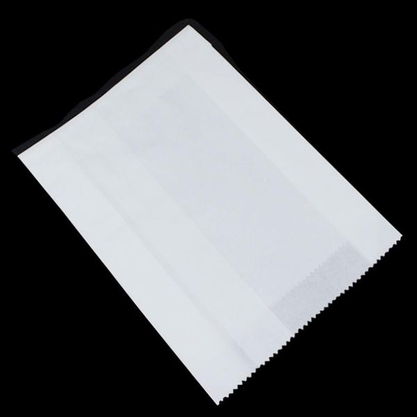 

1000pcs/lot white kraft paper greaseproof bags food packaging fried chips snack sandwich pancake barbecue party storage wmtvxr