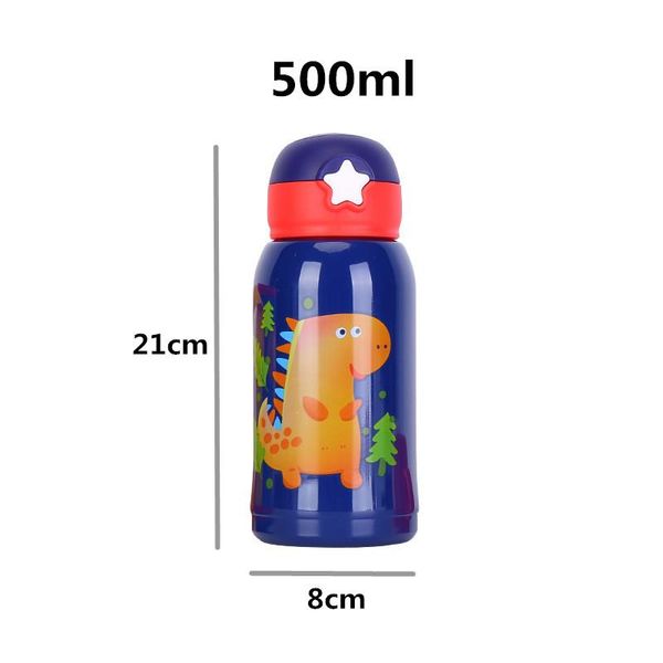 

дети handgrip термосы вода для 2 подходит бутылка соломы дружественные чайник 500мл эко нержавеющей стали вакуумная сумка крышки bbysxx