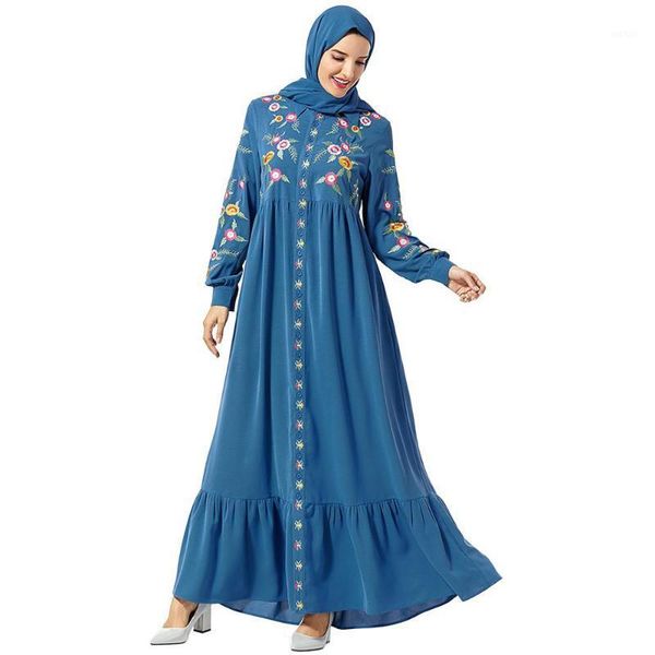 

ramadan turkey muslim abaya women hijab dress moroccan kaftan jilbab islamic clothing single-breasted multilayer pleat dresses1, Red
