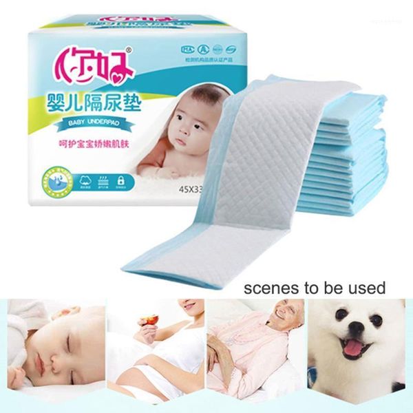 

changing pads & covers disposable underpads bed protection for baby heavy absorbency 30pcs/pack1