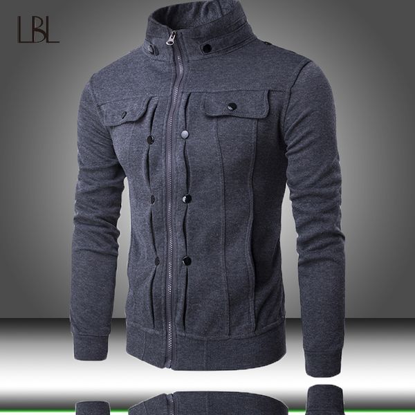 

men solid sweatshirts 2020 new spring autumn fashion hoodies mens hip hop hoodie sweatshirts male large size warm fleece coat, Black