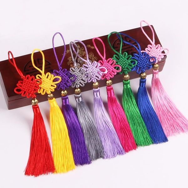 

5pcs new style chinese knot tassel diy jewelry accessories home textile curtain garment sewing macrame decoration pendant h wmtozs