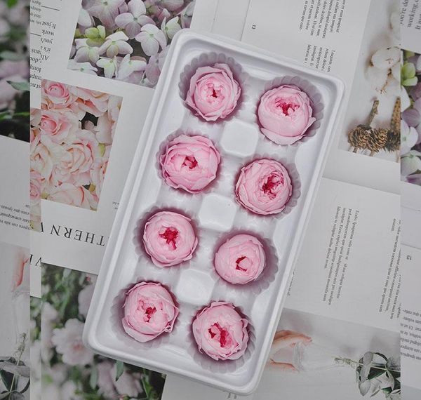 

1 box eternal flower austin rose flower diameter 4-5cm preserved flowers gi wmtdsz pthome
