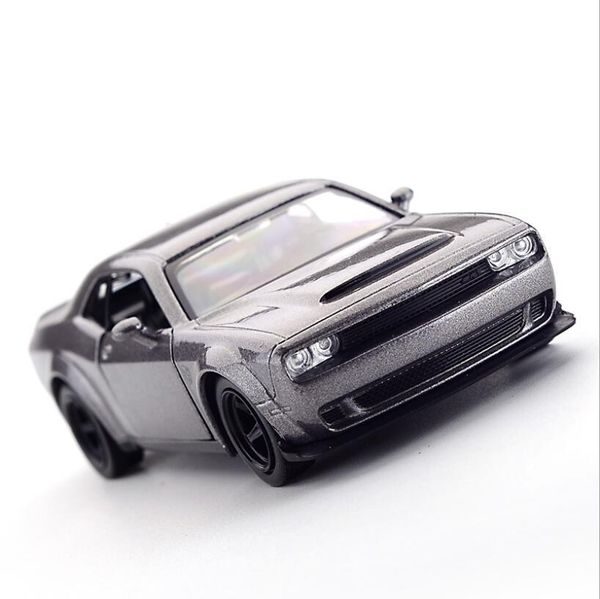 

door open hellcat pull dodge-challenger 1:36 alloy new model back boy cars gifts children racing car toy