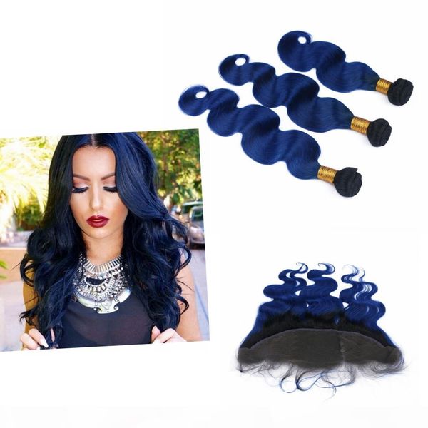 

malayasin virgin ombre human hair weave bundle with ombre unprocessed bundles with closure frontal 13"*4" body wave, Black;brown