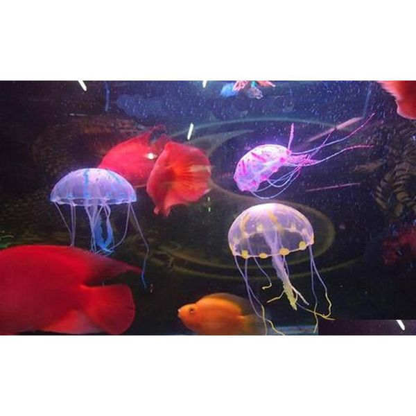 

glowing effect vivid jellyfish for aquarium fish tank garden poo qylqcg yh_pack