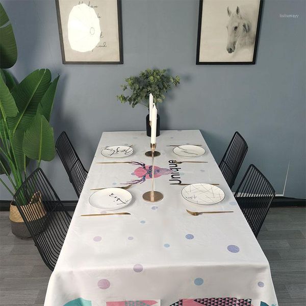 

white tablecloth cotton l picnic table rectangular table covers home dining decoration1