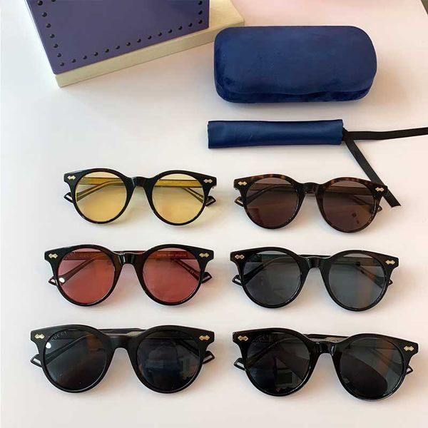 

женская occhiali dá подошву 0736 мужские дизайнерские солнцезащитные очки 0736s мода круглый кадр несколько вариантов цвета линз торговых оч, White;black