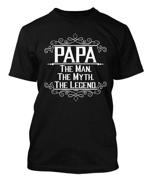 

round neck selling male natural shirt papa the man the myth the legend men's t-shirt sport hooded sweatshirt hoodie