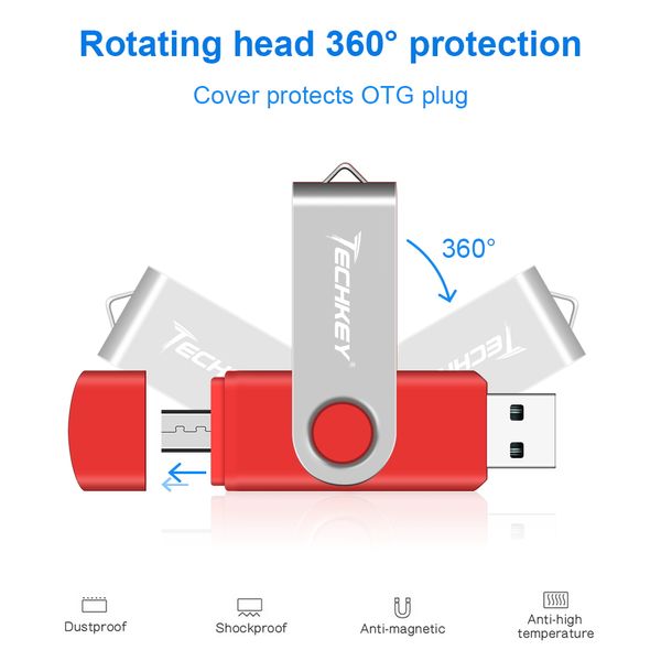 OTG USB флэш-накопитель 8 ГБ 16 ГБ 32 ГБ Pen Drive 64 ГБ 128 ГБ мобильный телефон флэш-памяти флэш-память Многофункциональный Pendrive