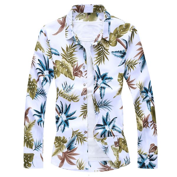 

2021 new fashion spring autumn fall long sleeve floral print shirts clothes 6b5f, White;black