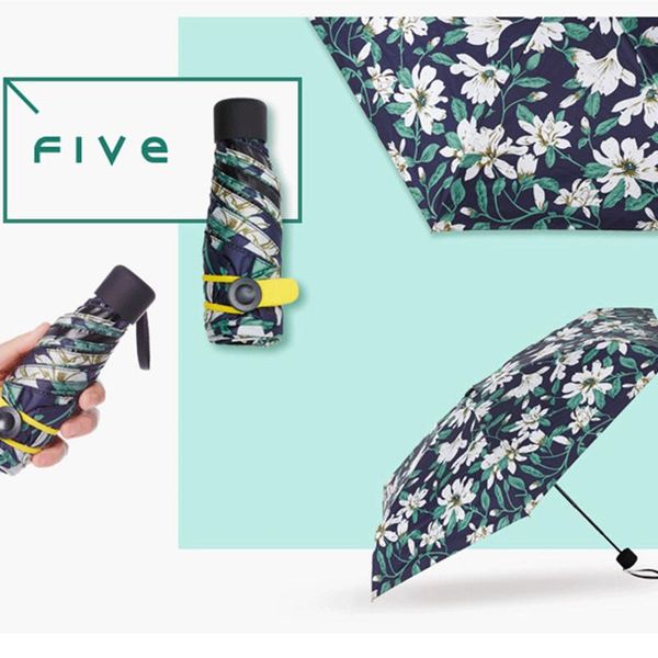 

palony пять складного различного стиль мода шаблон творческой легкого путешествие увы защита детская и женская зонт bbyuso garden2010