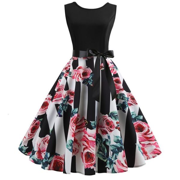 

pink flower 2021 new design style casual women dress spring sweet autumn winter party vintage ladies, Black;gray