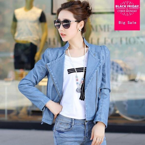 

factory wholesale great quality 2020 new arrival women leather pu leather motorcycle jacket was thin short jacket w10001, Black;brown