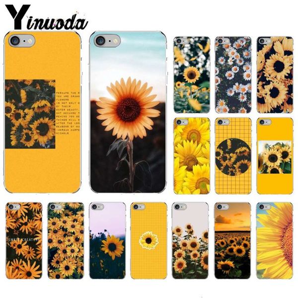 

the yinuoda case is digned with sunflower and daisy for vip 8 7 6 6s plus x xs max 5 5s se xr