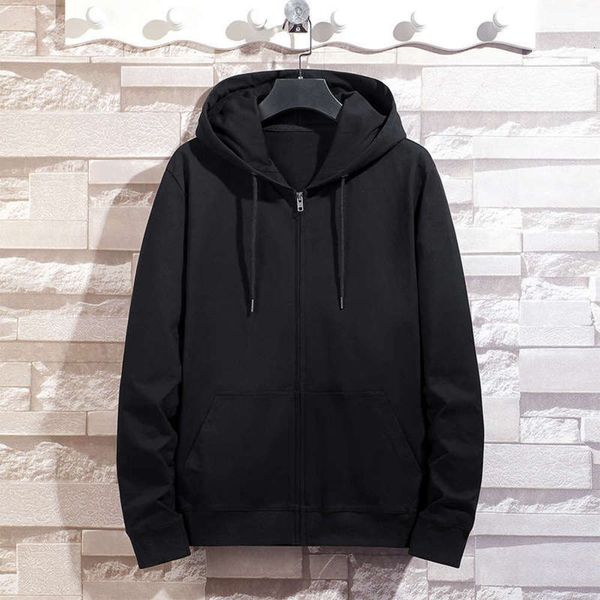 

long coat men's sleeve large hooded size cardigan in spring and autumn, Gray