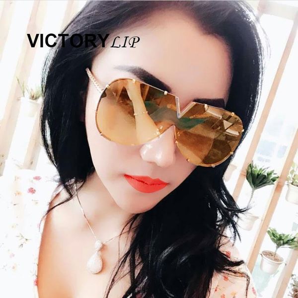 

sunglasses 2021 arrival women brand designer sun glass eyeglass female flat lady luxury mirror sunglass oversize clear, White;black