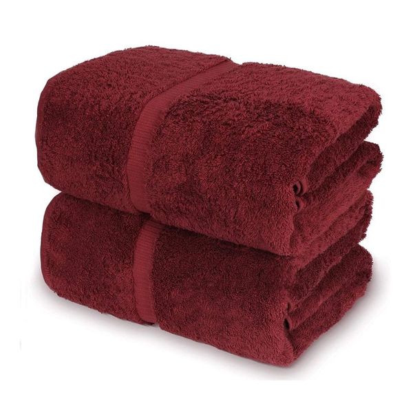 

towel 35x70 inches 2pcs luxury thickened cotton bath towels adults beach bathroom extra large sauna for home e sheets