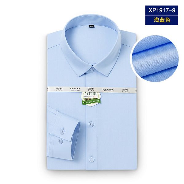 

2021 new formal white bamboo fibre dressed in men's shirts fine long sleeve upf 50+ uv male sun protection gnjo, White;black