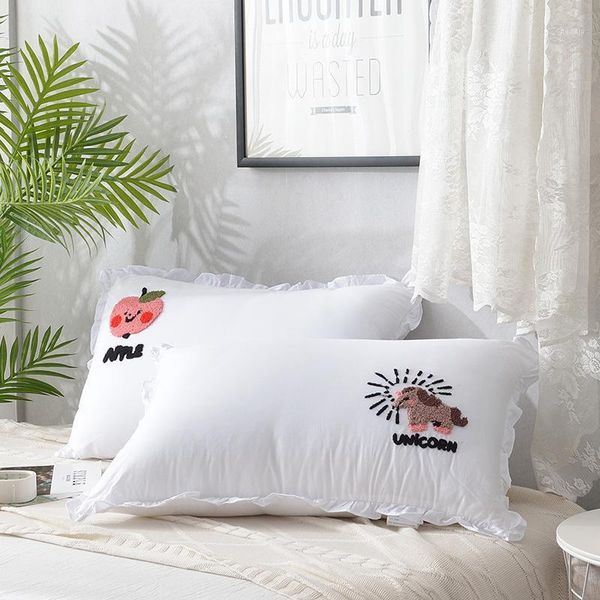 

pillow beria cross-border satin cotton melt mao jinxiu korean lace soft skin-friendly single wholesale1