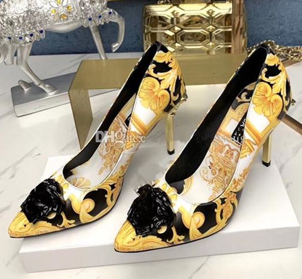 

бесплатная доставка продажа горячей новой моды женские высокие каблуки туфли мягкие натуральные кожи заостренные носки насосы женщины платье, Black