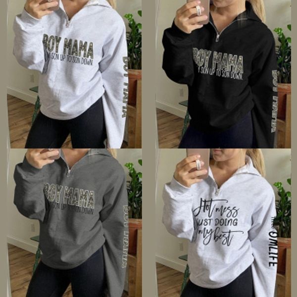 

6wsoy autumn winter casual printed long sleeve loose loose sports women's autumn winter 2020 printed long sleeve casual 2020 sports wom, Black