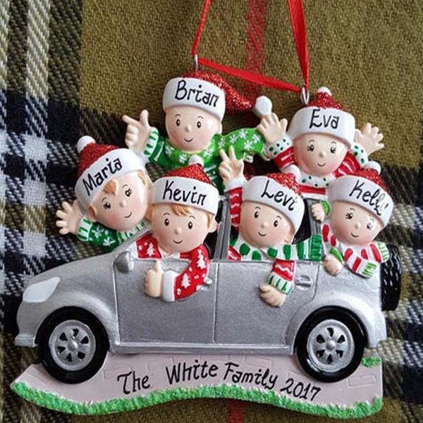 

tree family member new baby snowman p frame pendant name blessing christmas decoration gifts