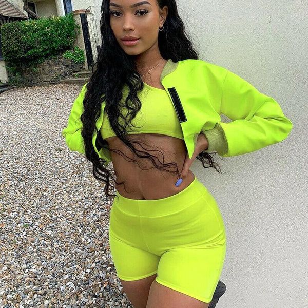 

elegant solid color cropped jacket new fashion women short long sleeves coat autumn spring biker jacket female clubwear jackets1, Black;brown