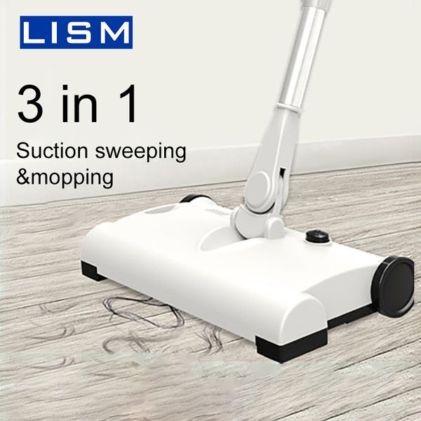 

3 in 1 electric mop wireless usb charging floor-cleaner scrubber brooms handheld sweeper wet and dry household vacuum cleaner